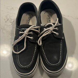 Sperry Dark Grey  Too Sider Deck  Boat Shoes